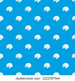 Tent pattern vector seamless blue repeat for any use