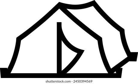 Tent pitching icon, tent, camp, fire, campfire, hike svg