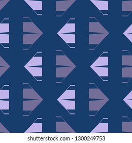 Tent seamless pattern - Hiking tourism background.