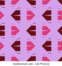 Tent seamless pattern - Hiking tourism background.