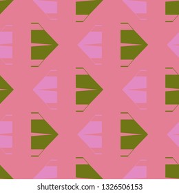 Tent seamless pattern - Hiking tourism background.