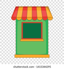 Tent shop icon. Cartoon illustration of tent shop vector icon for web design