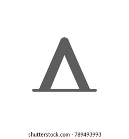 tent sign icon. Web element. Premium quality graphic design. Signs symbols collection, simple icon for websites, web design, mobile app, info graphics on white background
