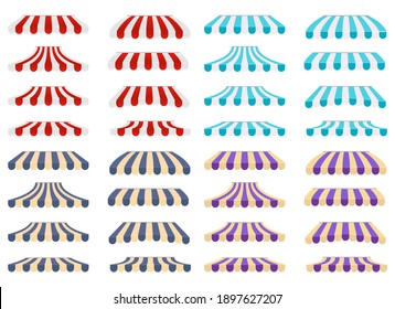 Tent sunshade vector design illustration isolated on white background