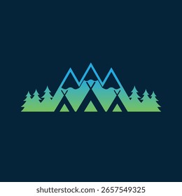 Logotipo moderno abstracto del Vector de la tienda