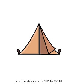 tent vector design template illustration