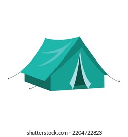 tent vector. flat white background isolated