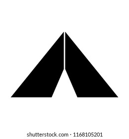 tent vector icon