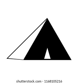 tent vector icon