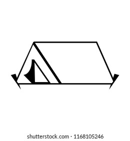 tent vector icon