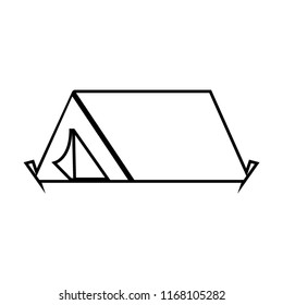 tent vector icon
