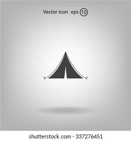 tent vector icon