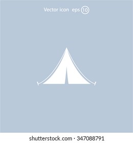 tent vector icon