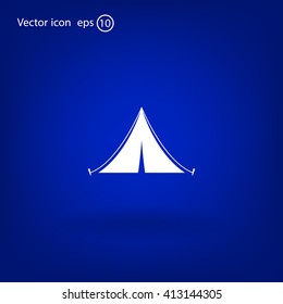 tent vector icon