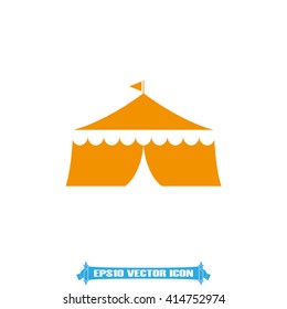 Tent vector icon