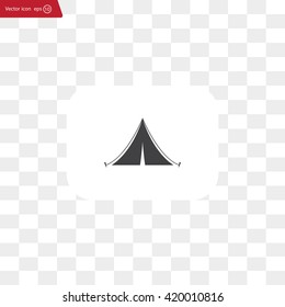 tent vector icon