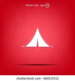 tent vector icon