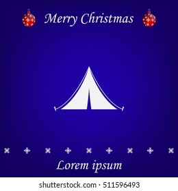 tent vector icon