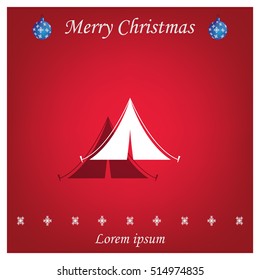 tent vector icon