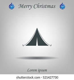 tent vector icon