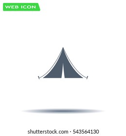 Tent Vector Icon