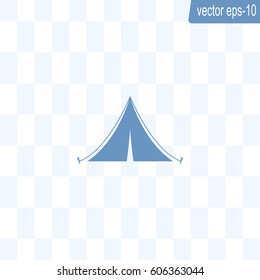 tent vector icon
