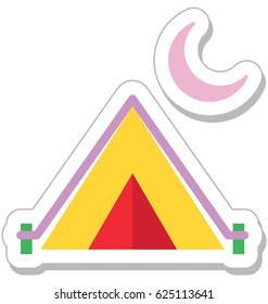 Tent Vector Icon
