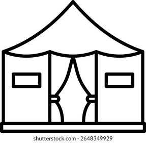 Icono del Vector de la tienda. Se puede utilizar para aplicaciones de impresión, móviles y de Web.