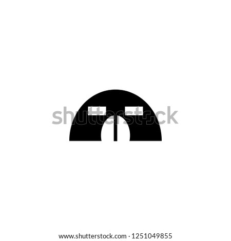 tent vector icon. tent sign on white background. tent icon for web and app