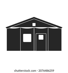 Icono vectorial de carpas.Icono vector negro aislado en tienda de fondo blanco.