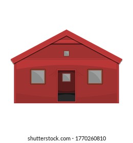 Icono del vector de carpas.Icono del vector de caricatura aislado en una carpa de fondo blanco.