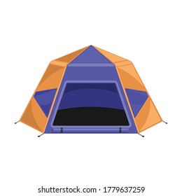 Icono del vector de carpas.Icono del vector de caricatura aislado en una carpa de fondo blanco.