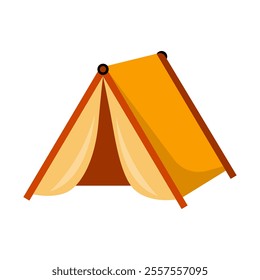 Tent Vector Illustration. Good for for Outdoor Activities.