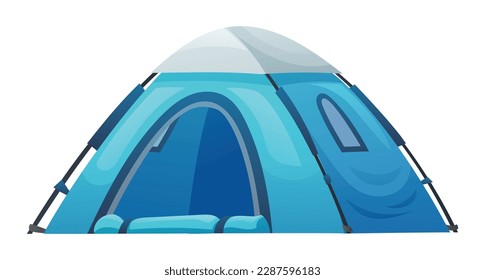 Tent vector illustration isolated on white background