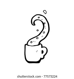 caricatura de tentacle coffee