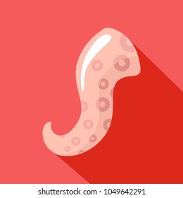 Tentacle icon. Flat illustration of tentacle vector icon for web