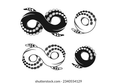 Tentacle logo design element for your business