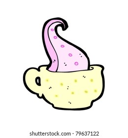 tentacle mug cartoon
