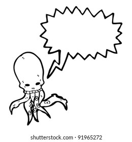 tentacle skull cartoon