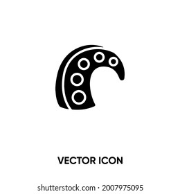 Tentacle vector icon. Modern, simple flat vector illustration for website or mobile app. Octopus symbol, logo illustration. Pixel perfect vector graphics