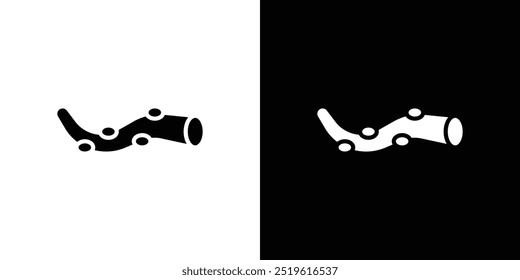 Tentacles octopus icon linear logo isolated