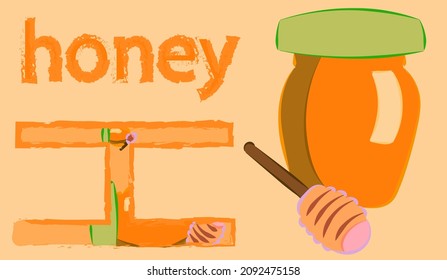 The tenth letter in the English alphabet. Words starting with the letter "H". Honey.