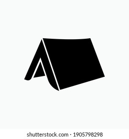 Zelte-Symbol. Camping Symbol - Vorlage für Vektorlogo.