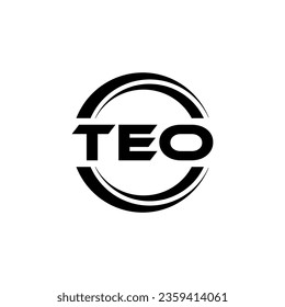 TEO Logo Design, Inspiration for a Unique Identity. Modern Elegance and Creative Design. Watermark Your Success with the Striking this Logo.