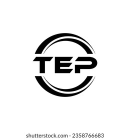 Diseño de logotipos TEP, inspiración para una identidad única. Elegancia moderna y diseño creativo. Marca tu éxito con el impresionante logotipo.