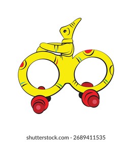 Tepa Putul riding on a bicycle