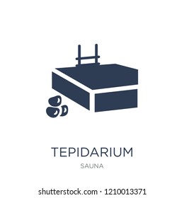 Tepidarium icon. Trendy flat vector Tepidarium icon on white background from sauna collection, vector illustration can be use for web and mobile, eps10