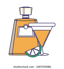 Tequila bottle and cocktail design