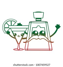 Tequila bottle and cocktail design