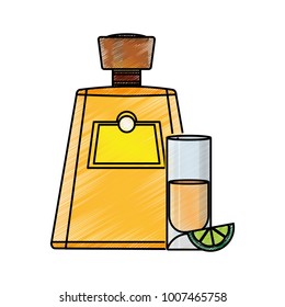 Tequila Bottle Design Stock Vector (Royalty Free) 1007465758 | Shutterstock